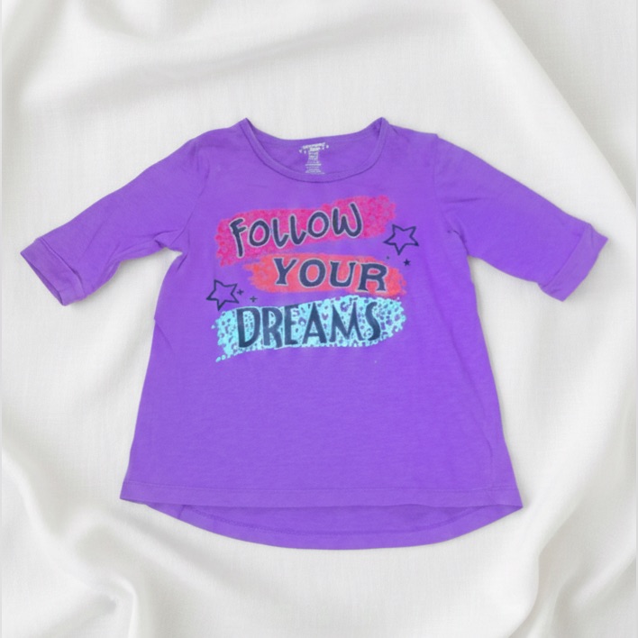 Girls Graphic Pajama Top